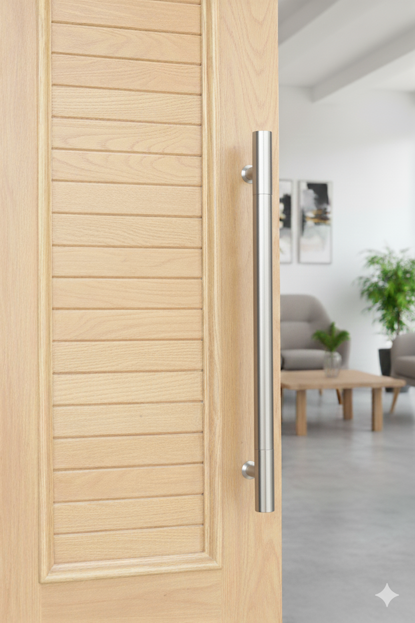 Plain Steel Pull Handle